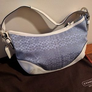 Coach small top zip hobo - never used!